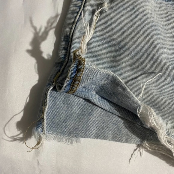 Free People Distressed Jean Shorts - Picture 5 of 11